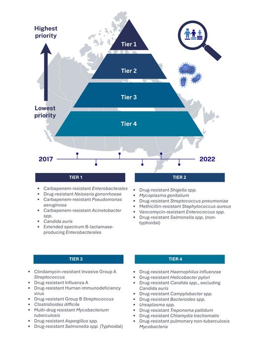 framework Canada's 2025 AMR Prioritization Framework. Courtesy of Aanchal Mishra