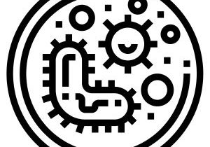 virus icon style virus icon style